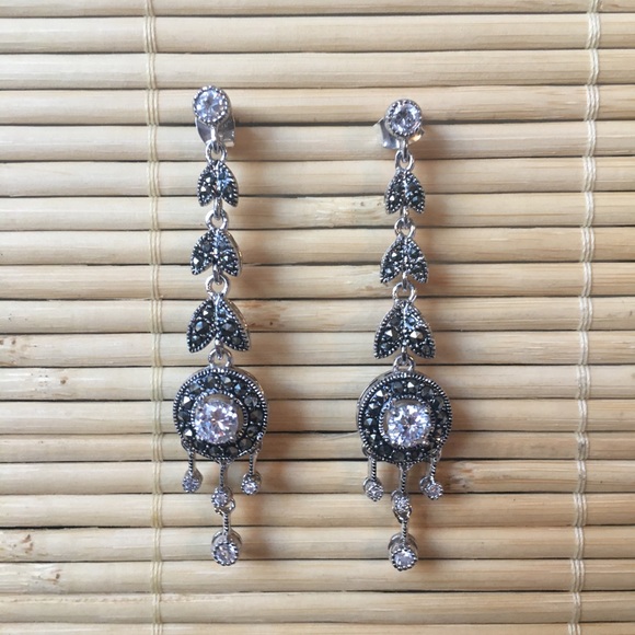 Chandelier Crystal Earrings - Picture 3 of 5